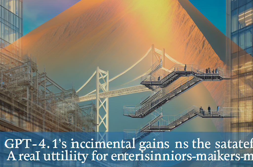 GPT-4.1’s Incremental Gains Mask the Plateau of Real-World AI Utility for Enterprise Decision-Makers.
