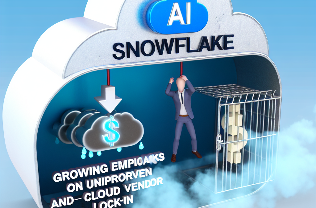 Snowflake’s AI Hype Masks a Growing Dependence on Unproven Monetization and Cloud Vendor Lock-In.