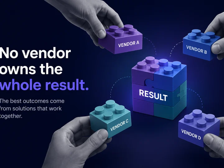 No vendor owns the whole result: a ClingCentral visual about the operating gap between products.